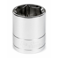 Performance Tool Chrome Socket, 1/2" Drive, 23mm, 6 Point, Shallow W32223